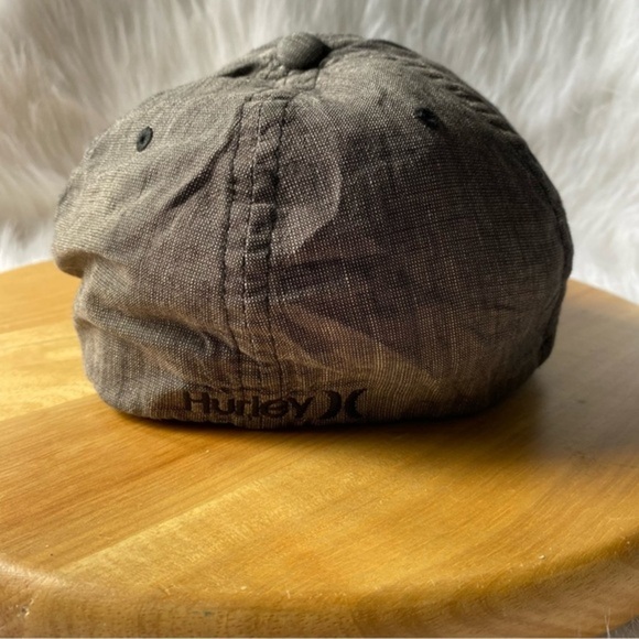 Hurley Hat Size Large-X-Large Distressed Black Flex fit - Picture 3 of 11